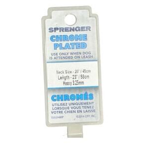 Sprenger Ultra Training Collar Metal Adjustable Dog Control Chrome Plated 3.2mm